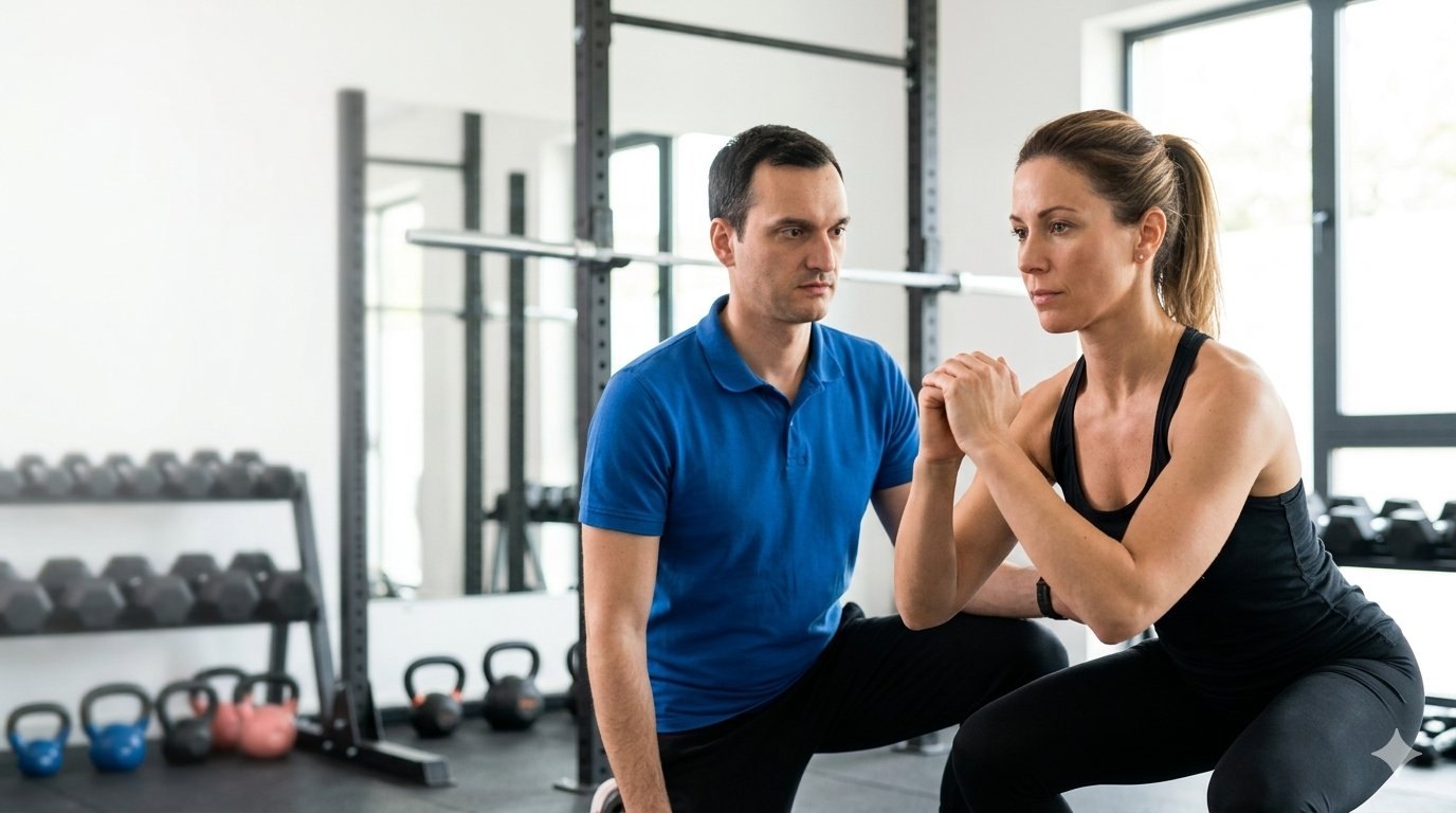 Sesión de entrenamiento personal